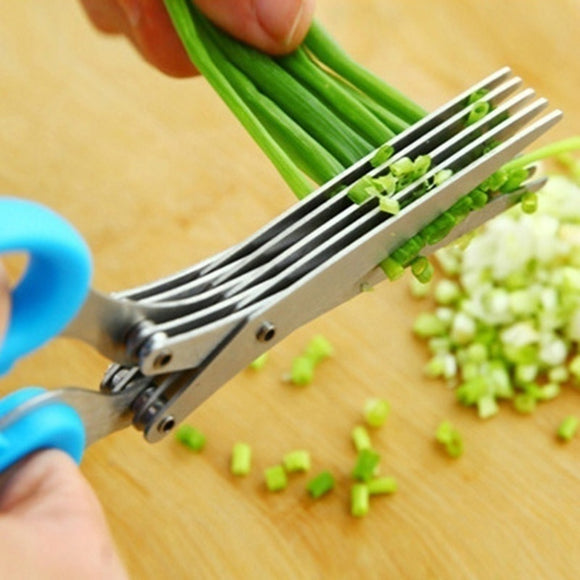 Muti-Layers Kitchen Scissors Stainless Steel Vegetable